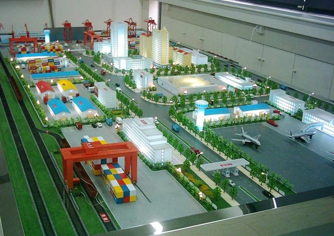 物流園數據中心沙盤模型-(1)